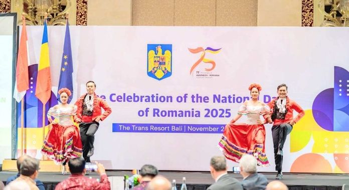 Peringati 75 Tahun Hubungan Diplomatik, Konsul Kehormatan Rumania Rayakan Hari Nasional Rumania 2025 di Bali