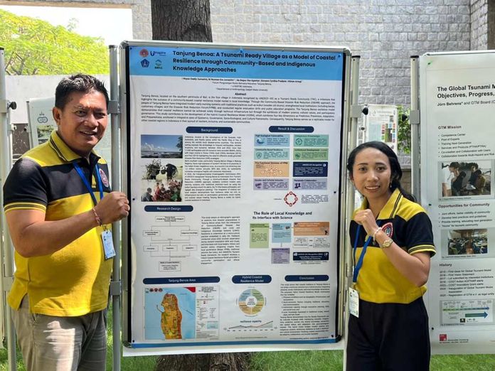 FPRB Tanjung Benoa Bicara di Forum Tsunami Dunia, BPBD Badung: Prestasi Global, Inspirasi Lokal