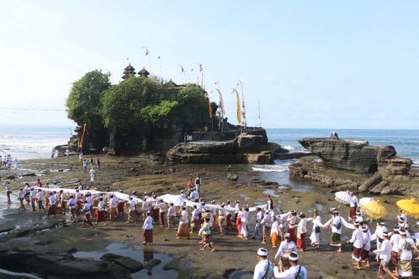 Manajemen DTW Tanah Lot Siap Dukung Pelaksanaan Karya Wraspati Kalpa di Pura Luhur Tanah Lot