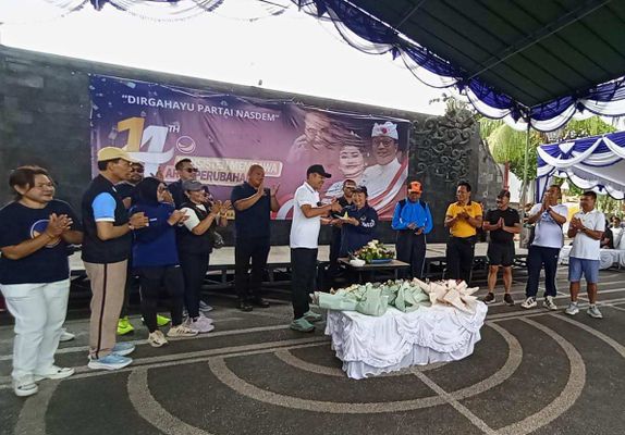 BaliPortalNews_ nasdem Rayakan HUT ke-14, NasDem Karangasem Tegaskan Komitmen Kawal Pemerintahan Gus Par–Guru Pandu