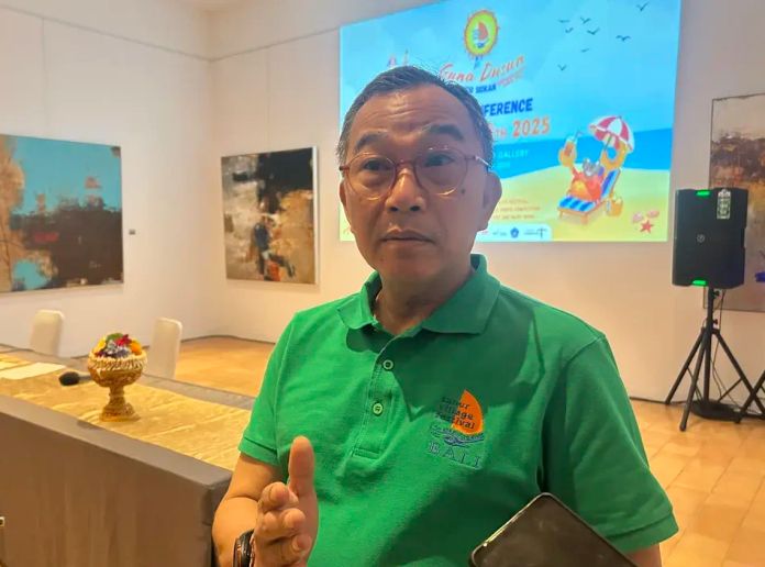 Ketua Yayasan Pembangunan Sanur (YPS), Ida Bagus Gede Sidharta Putra atau yang akrab disapa Gusde Sidharta