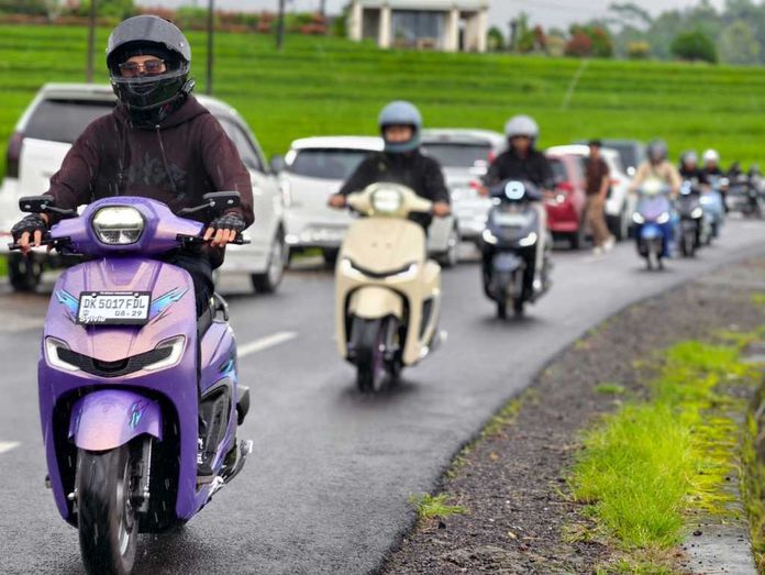 Stylo Funride Saturday, Serunya Menjelajah Tanjakan Bersama Honda Stylo di Tabanan