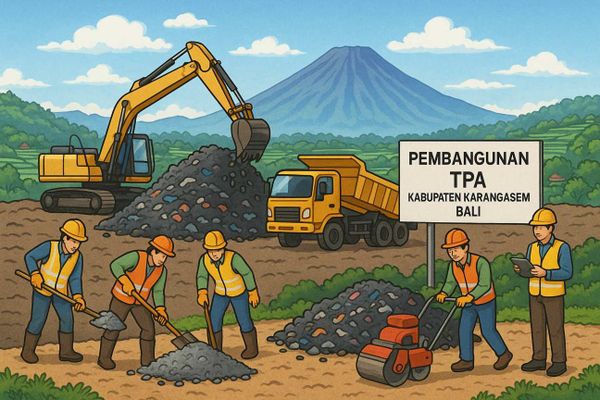 Ilustrasi Pembangunan TPA