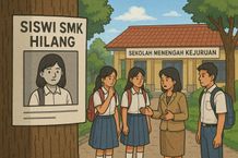 Warga Manggis Geger, Siswi SMK Hilang Sejak Sabtu Ilustrasi Siswi SMK Hilang