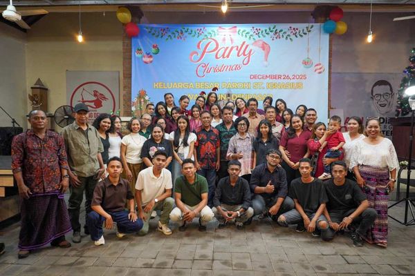 ‘Pai Taan Tou’, Keluarga Besar Paroki Waibalun-Bali Gelar Natal Bersama 2025