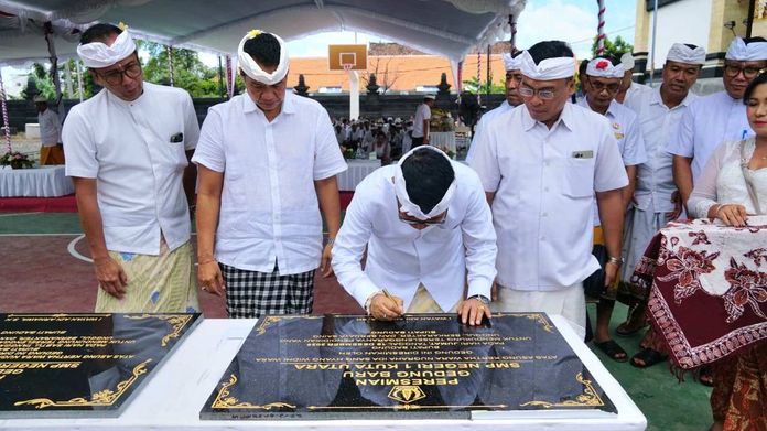 BaliPortalNews_ SMP N Kuta Utara (8) Melaspas Gedung Baru SMPN 3 Kuta Utara