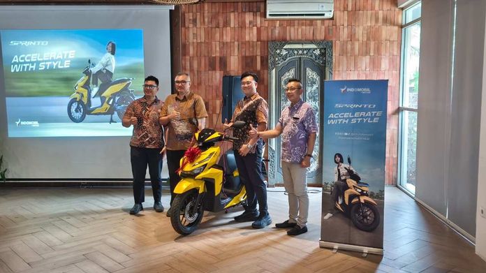 Indomobil eMotor Sprinto Resmi Meluncur di Bali, Skuter Listrik Urban Berdesain Agresif