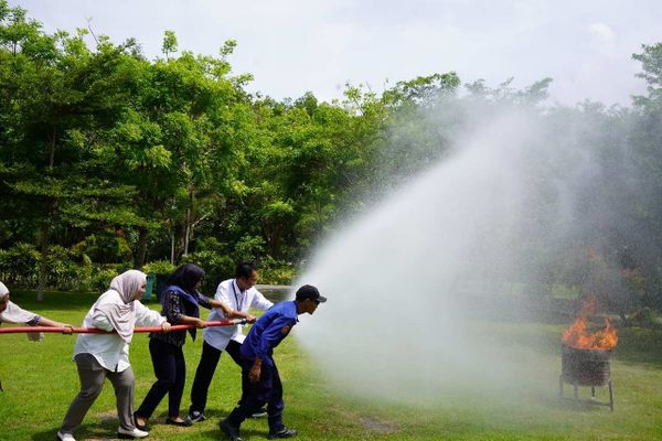 ITDC Gelar Simulasi Penanggulangan Kebakaran untuk Tingkatkan Kesiapsiagaan di The Mandalika