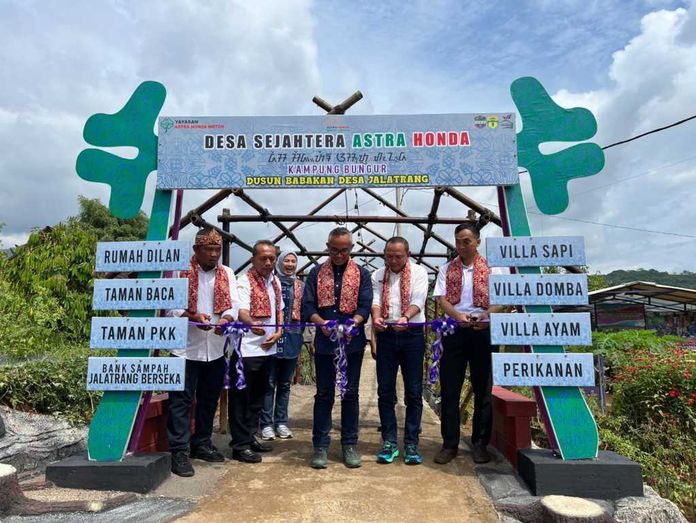 Yayasan AHM Kembangkan Program Desa Sejahtera Astra Honda di Jalatrang Ciamis