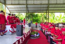 Matangkan Struktur Ranting, PDIP Buleleng Lantik Pengurus Ranting Baru Pelantikan pengurus ranting secara serentak dari tiga kecamatan yakni Tejakula, Kubutambahan, dan Sawan yang difokuskan di Wantilan Lapangan Besi Mejajar, Desa Kubutambahan, Sabtu (24/1/2026). Sumber Foto : Istimewa