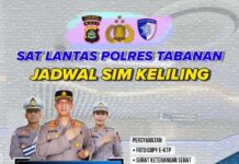 Jadwal SIM Keliling Polres Tabanan Bulan Januari 2026 Jadwal SIM Keliling Polres Tabanan Bulan Januari 2026