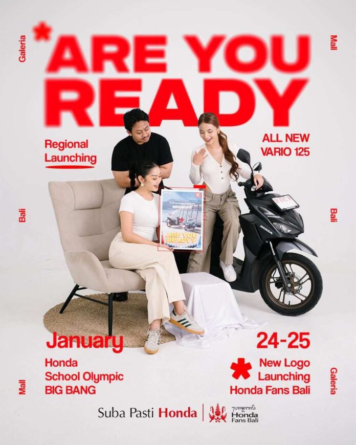 Hari Ini, All New Honda Vario 125 Siap Meluncur di Bali dengan Gaya Street Terbaru