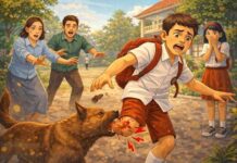 Gigitan Anjing Berujung Maut di Karangasem, Nyawa Bocah SD Tak Tertolong Ilustrasi digigit anjing
