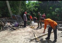 Bencana Tanah Longsor dan Banjir Bandang Landa Kuwum Ancak, Dua Orang Hilang Terseret Arus Sungai Longsor Kuwum