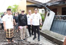 Pemkot Denpasar Gerak Cepat Tangani Warga Terdampak Puting Beliung, Lakukan Pendataan dan Penyaluran Bansos Pascabencana Bencana Angin Puting Beliung