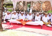 Wali Kota Jaya Negara Hadiri Upacara Giri Pati Agung di Pura Luhur Dalem Mutering Jagat Kertalangu Upacara Giri Pati Agung