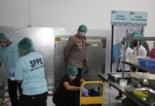 Kapolres Tabanan Resmikan Peluncuran Perdana Dapur SPPG Polri di Selemadeg Barat Dapur SPPG Polri