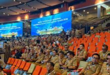 Bupati Adi Arnawa Tegaskan Kesiapan Badung Kawal Program Prioritas Presiden Bupati Adi Arnawa dan Wabup Bagus Alit Sucipta menghadiri Rakornas (4)