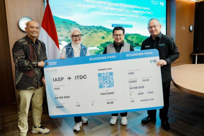 ITDC Gandeng IAS Property Indonesia dalam Penyediaan Layanan Travel Management Corporate