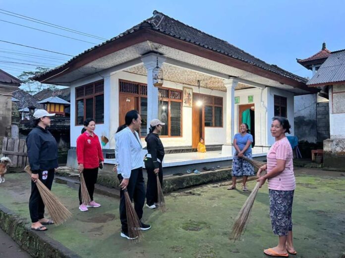 Bangli Giatkan Kembali Tradisi Kulkul, PKK dan Posyandu Bersatu dalam Gerakan Kebersihan Lingkungan