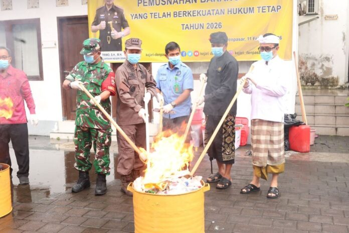 Pemusnahan Barang Bukti