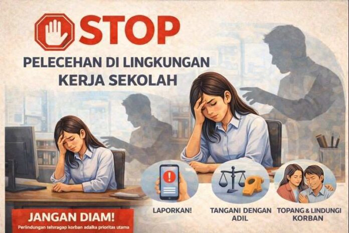 Ilustrasi Stop Pelecehan