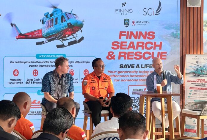 FINNS Beach Club Dorong Standar Keamanan Wisata Lewat Helikopter SAR Berteknologi Hoist