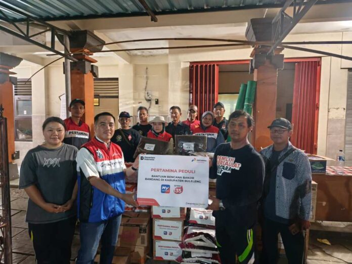 Pertamina Patra Niaga Salurkan Bantuan Pascabanjir Bandang di Buleleng