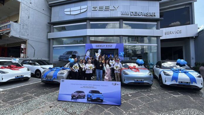 Geely EX2 Resmi Diserahkan ke Konsumen Bali, Tak Perlu Inden Lama