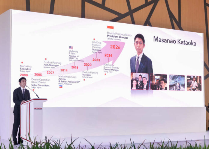 Honda Umumkan Masanao Kataoka sebagai Presiden Direktur Baru PT Honda Prospect Motor