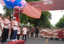 Lepas Jalan Sehat, Bupati Sutjidra: Ini Simbol Kebersamaan, Persatuan dan Semangat Membangun Seluruh Elemen Masyarakat Lepas Jalan Sehat, Bupati Sutjidra: Ini Simbol Kebersamaan, Persatuan dan Semangat Membangun Seluruh Elemen Masyarakat