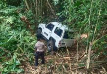 Mobil Jatuh ke Jurang, Sopir dan Empat Penumpang Mengalami Luka-luka Mobil Jatuh ke Jurang, Sopir dan Empat Penumpang Mengalami Luka-luka