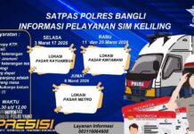 Jadwal SIM Keliling Polres Bangli Bulan Maret 2026 Jadwal SIM Keliling Polres Bangli Bulan Maret 2026