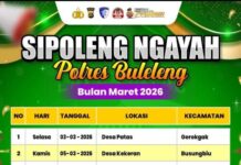 Jadwal SIM Keliling Polres Buleleng Bulan Maret 2026 Jadwal SIM Keliling Polres Buleleng Bulan Maret 2026