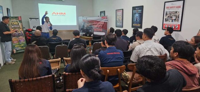Edukasi #Cari_Aman, Astra Motor Bali Ingatkan Bahaya Microsleep ke Karyawan PT Taurus Gemilang