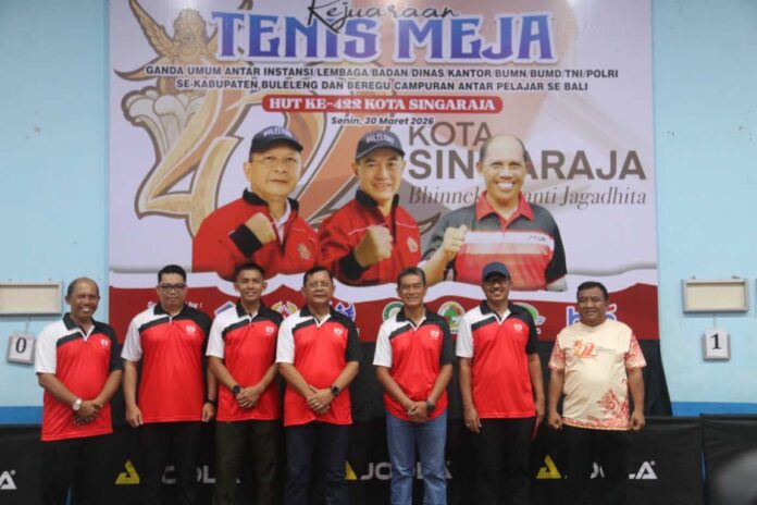 Semarak HUT ke-422 Kota Singaraja, Kejuaraan Tenis Meja Buleleng Undang Pelajar se-Bali sebagai Ajang Pemanasan Porprov 2027