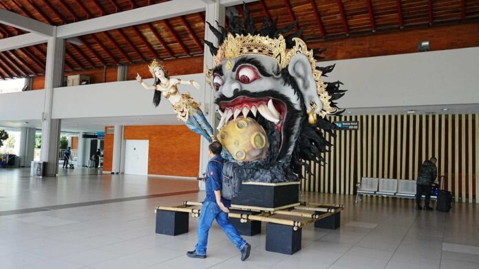 Ogoh-ogoh _bpn Bandara I Gusti Ngurah Rai Padukan Hari Raya Nyepi dan Ramadan