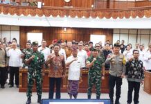 Gubernur Koster Pimpin Rakor Mitigasi Konflik Sosial Jelang Nyepi dan Idulfitri Rakor Mitigasi Konflik Sosial