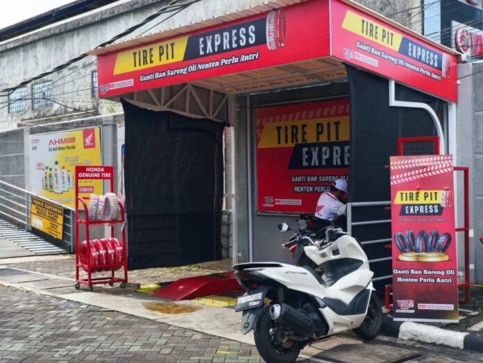 Astra Motor Bali Luncurkan Honda Tire Pit Express, Ganti Ban dan Oli Tanpa Antre