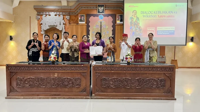 Pemuda dan DPRD Bali Bahas Penguatan Partisipasi Perempuan Lewat Dialog Kebijakan Wikithon Nitiwanita