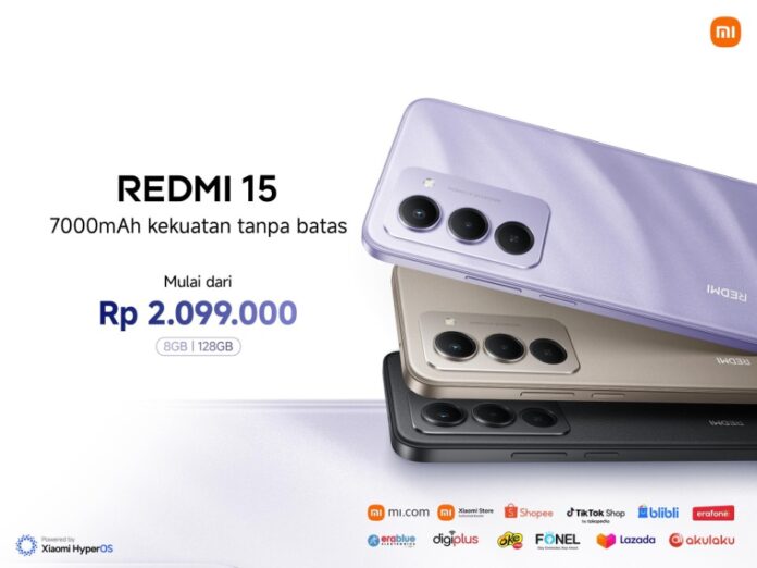 Upgrade Skill Tanpa Henti, 7.000 mAh Power dari REDMI 15 Siap Dukung Kamu! REDMI 15
