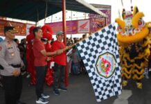 Wabup Supriatna Lepas Peserta Jalan Santai Kongco Seng Hong Ya ke-117 di Buleleng Jalan Santai Kongco Seng Hong Ya ke-117