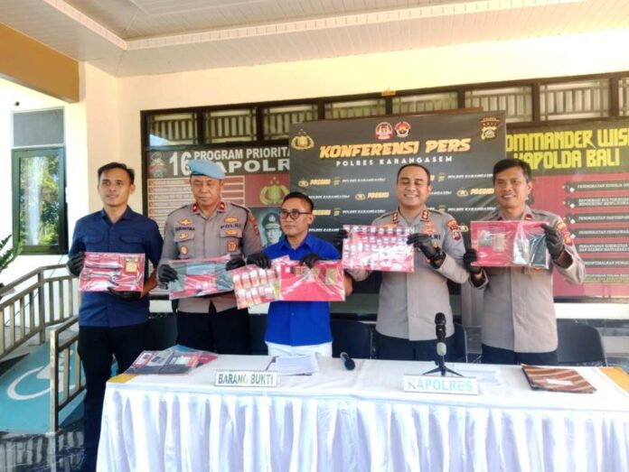 BaliPortalNews_ Rilis nartkotika Tiga Pengedar Sabu di Selat Diringkus, Polisi Bongkar Jaringan Jelang Nyepi