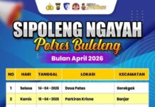 Jadwal SIM Keliling Polres Buleleng Bulan April 2026 Jadwal SIM Keliling Polres Buleleng Bulan April 2026
