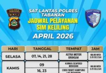 Jadwal SIM Keliling Polres Tabanan Bulan April 2026 Jadwal SIM Keliling Polres Tabanan Bulan April 2026