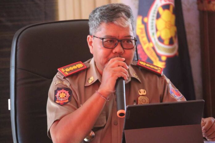 BaliPortalNews_ Satpol PP Sekretaris Satpol PP Buleleng, Nyoman Juni Wardhana