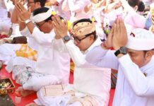 Purnama Kedasa, Pemkot Denpasar Laksanakan Bhakti Pujawali di Pura Agung Lokanatha
