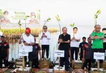 Wali Kota Jaya Negara Dukung Kolaborasi Hijau Lewat Penanaman Mangrove dan Pelepasan Burung Kolaborasi Hijau