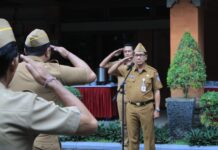 Sekda Eddy Mulya Pimpin Apel HUT Otda ke-30, Dorong ASN Profesional dalam Pelayanan Publik Apel Hari OTDA Ke-30
