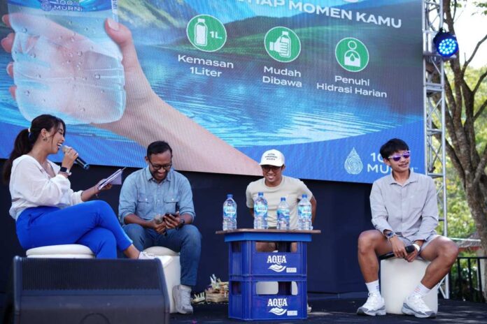 BaliPortalNews_ 1 Liter AQUA Luncurkan Kemasan 1 Liter di Bali, Dukung Gaya Hidup Aktif dan Hidrasi Harian